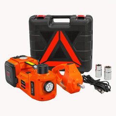 E-HEELP Electric Car Jack Kit 5Ton 12V Hydraulic Car Jack Lift (Lifting Range: 6.1-17.7 Inch) With Electric Impact Wrench - For SUV, MPV, Sedan, Truck - Garage Repair & Tire Change - Ideal Gift for Car Enthusiasts
