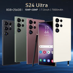SEREE 5G Mobile Phone Ten Nucleus Android 13 Mobile Phone With Built-inpen, 8GB+ 256GB, 7.3-inch Display, 50MP+13MP Camera, 108 Million HD Rear Cameras 7000mAh Dual SlM Complete Accessories
