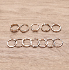 Bezauberndes Sonnenwende-Ringset