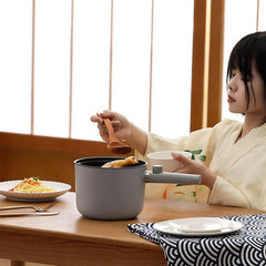 Mini sartén eléctrica para fondue con tapón de burbuja