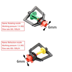 5 Stücke 360 Rotierende Sprinkler Brechung Micro Düse Garten Tropf Bewässerung Nebel System Hängen Luftbefeuchter Sprayer