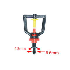 5 Stücke 360 Rotierende Sprinkler Brechung Micro Düse Garten Tropf Bewässerung Nebel System Hängen Luftbefeuchter Sprayer