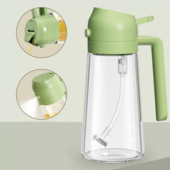 Multifunctional Fuel Injector Glass For Home Food Grade Dual-Use Two-in-One Large Capacity Pressing Oiler