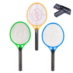 Summer Mosquito Killer Triple Battery Power Fly Swatter Electric Repeller Bug Racket Pest Control For Bedroom Insect