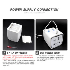 WIFI Intelligentes Bewässerungsgerät Doppelpumpe Zeitgesteuertes automatisches Tropfbewässerungssystem Remote-APPController für Gartenpflanzenblumen