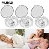 Anti-Schnarchen Magnetischer Silikon-Nasenclip Schnarchstopper für Männer Frauen Schlafmittel Apnoeschutz Nasendilatator Schönheit Gesundheit