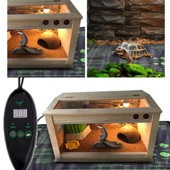 Heizmatten für Setzlinge, wasserdicht, Heizkissen mit Temperaturregler, Teppich für die Hydrokultur-Samenkeimung und -vermehrung