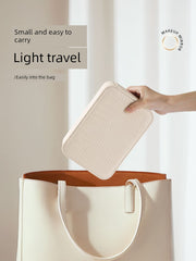 Carry Foldable Storage Box Dormitory Students Cosmetic Mirror