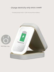 Carrying Foldable Storage Box Integrated Dormitory Makeup Mirror