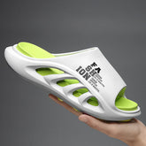 Sommer-Hausschuhe für Herren, superweiche, rutschfeste neue Strandhausschuhe, verschleißfest, modisch, lässige EVA-Luxussandalen mit dicker Sohle