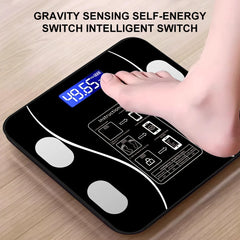 INSMART Smart Body Weight Scale Digital Body Composition Body Weight Balance Bioimpedance Scale BMI Floor Scales Bathroom Scale