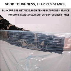 Verdicken Sie transparente wasserdichte Plane, regenfeste Gartenplane, klare Polyplane, Pflanzenabdeckung, Isolierung, Schuppentuch mit Ösen
