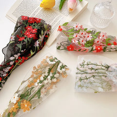 Elegantes Spitzen-Stirnband für Damen, modische Stickerei, elastisches Band, Haarreifen, rutschfestes Haarband, Braut-Kopfbedeckung, Haar-Accessoires