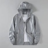 Herren Sommer Ultradünne Sonnenschutzkleidung Koreanischer Stil Lässige Vielseitige Leichte Jacke Lockere Passform Atmungsaktiver Mantel