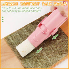 Quick Sushi Maker Japanese Roller Rice Mold Bazooka Vegetable Meat Rolling DIY Sushi Making Machine Home Kitchen Gadgets Tools