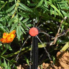 KESLA 30-1000x 4/7mm Garten Bewässerung Düse 1/4 Einstellbare Tropf Sprinkler Micro Drip Balkon Hof Bewässerung Spray Gewächshaus