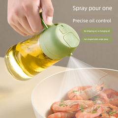 Fuel Injector For Home Food Grade Atomization Kitchen Non-Oil-Stick Dual-Use Two-in-One Oil Dispenser Glass Oil Tank