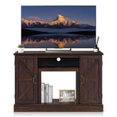 Mueble de TV de madera para sala de estar de casa vintage