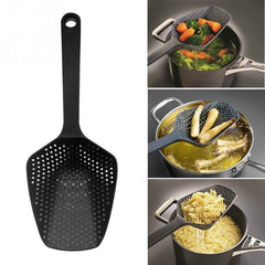 Colador de nailon, colador de cuchara grande, electrodomésticos de cocina, cuchara, pala, cuchara para sopa, filtro, herramientas de cocina, accesorios de cocina para el hogar