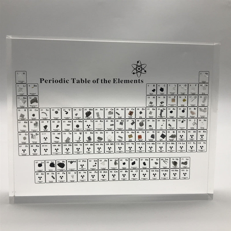 Elementtabelle Acrylkristall Chemische Elemente