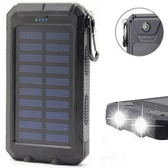 2024 Super 10000mAh USB Portable Charger Solar Power Bank For Cell Phone