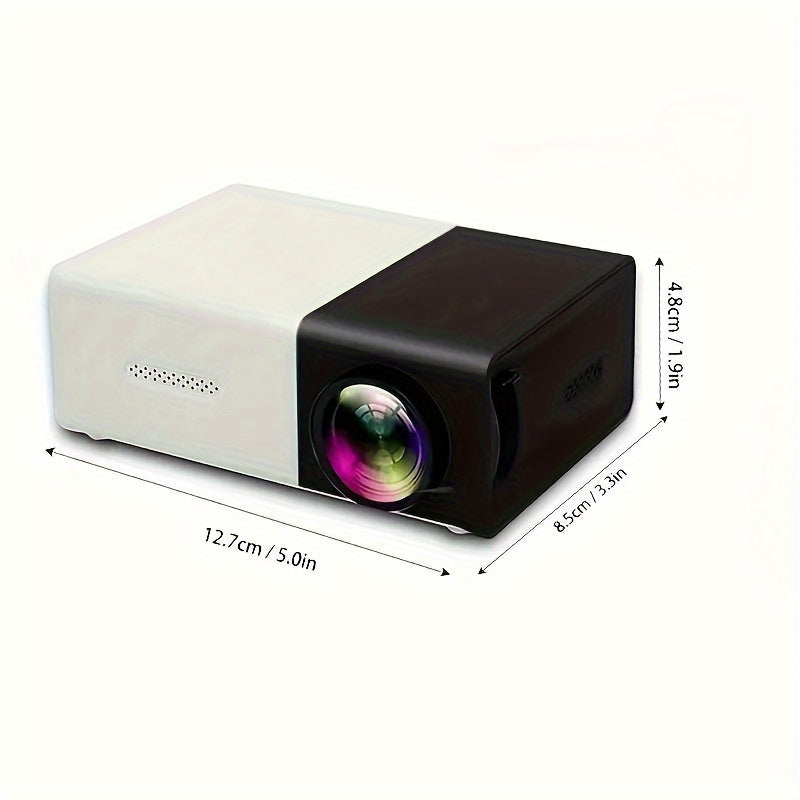 High Definition Portable Mini Projector: 3D Vision, Outdoor & Home Entertainment