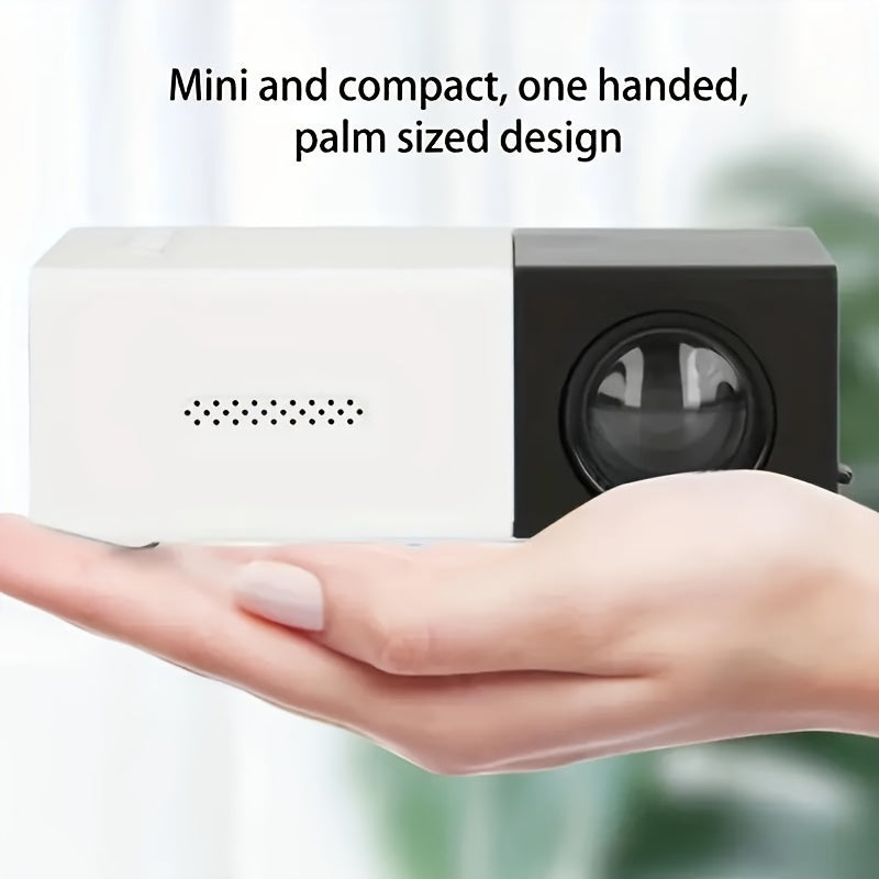 High Definition Portable Mini Projector: 3D Vision, Outdoor & Home Entertainment