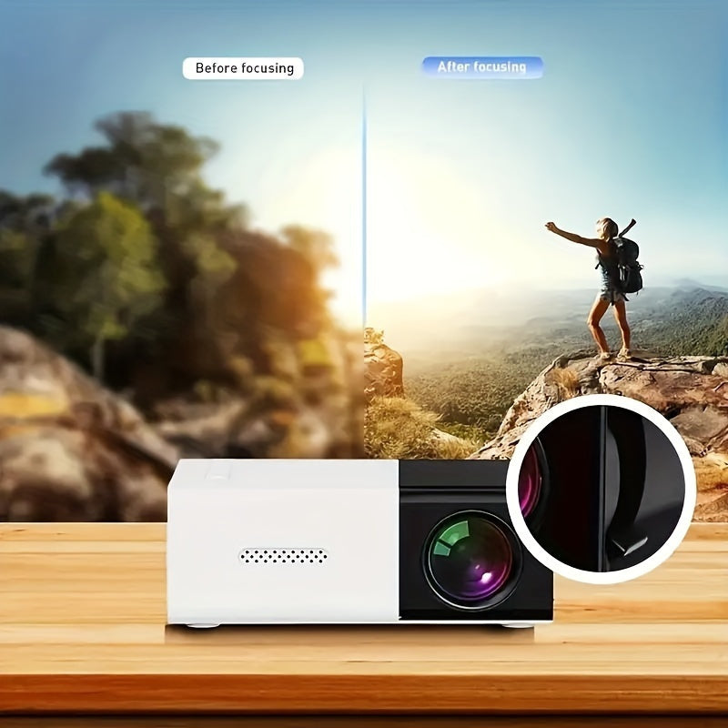 High Definition Portable Mini Projector: 3D Vision, Outdoor & Home Entertainment