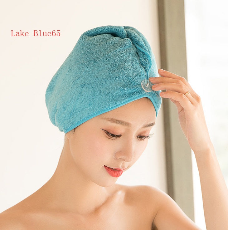 Gorro para secador de pelo para mujer, toalla absorbente para secar el cabello