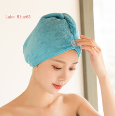 Gorro para secador de pelo para mujer, toalla absorbente para secar el cabello