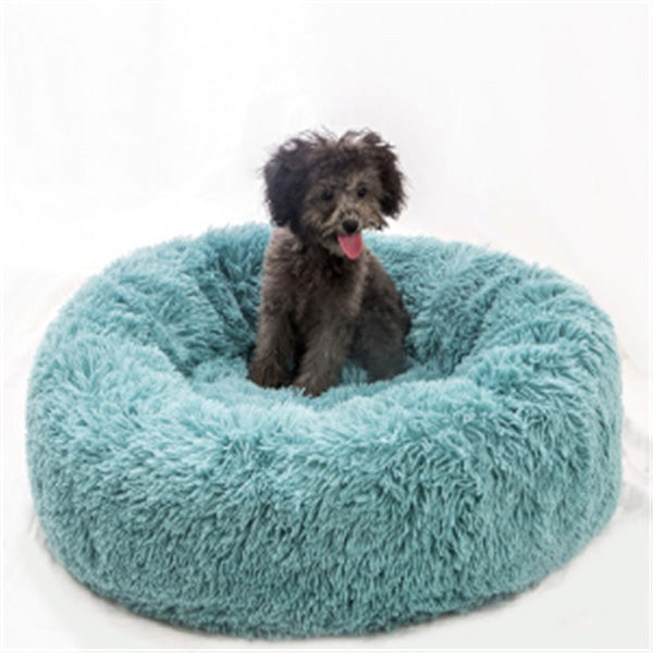 Round Long Hairy Autumn And Winter Nest Pad Cat Mattress