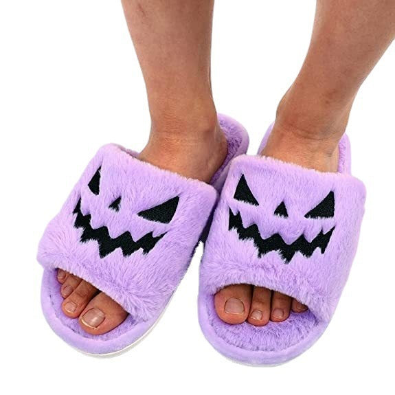 Halloween Schuhe Winter süße warme Hausschuhe Frauen