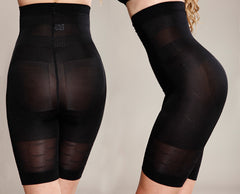 Nahtlose Shapewear für Damen mit hoher Taille und kurzer Bauchkontrolle