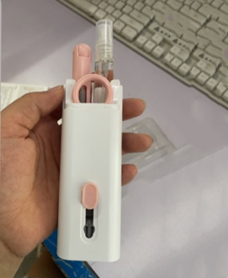 Juego de bolígrafos limpiadores multifuncionales para auriculares Bluetooth, limpiador de teclado, herramientas de limpieza, kit de extracción de teclas