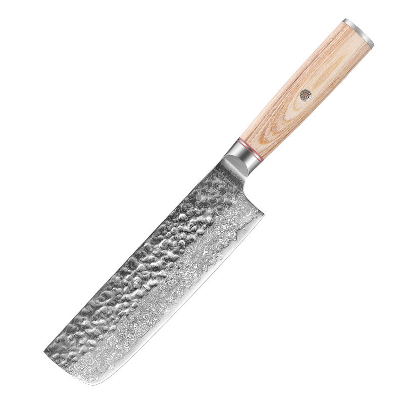 Cuchillo de cocina manual de acero de Damasco