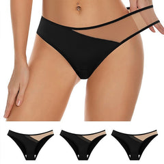 Bragas de malla de corte, bragas transparentes sexys sin costuras para mujer, bragas levantadoras de glúteos 