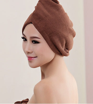 Gorro para secador de pelo para mujer, toalla absorbente para secar el cabello