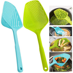 Colador de nailon, colador de cuchara grande, electrodomésticos de cocina, cuchara, pala, cuchara para sopa, filtro, herramientas de cocina, accesorios de cocina para el hogar