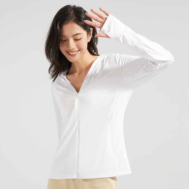 Cubierta facial desmontable de ala grande de seda de hielo Ropa de protección solar a prueba de rayos ultravioleta