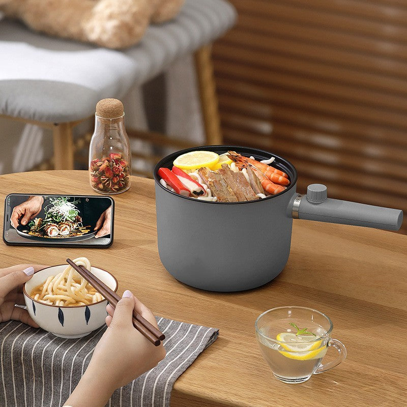 Mini sartén eléctrica para fondue con tapón de burbuja