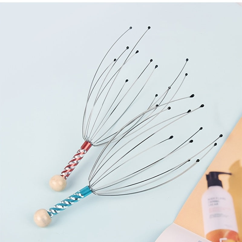 1pc Head Massager, Head Scratching Claw, Octopus Head Massager, Scalp Grabber Massage Claw, Small Soul Extraction Extractor