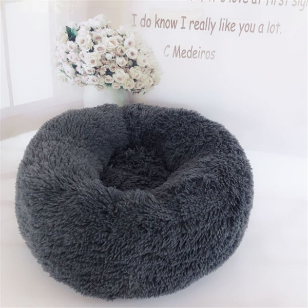 Round Long Hairy Autumn And Winter Nest Pad Cat Mattress