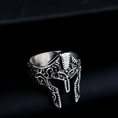 New Personality Warrior Mask Ring Fashion