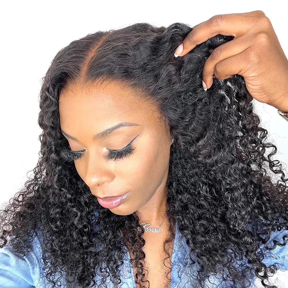 Glueless Wig Human Hair Ready To Wear Deep Wave Frontal Wig Short Curly Bob Wig Human Hair 4x4 13x4 Lace Front Human Hair 180%