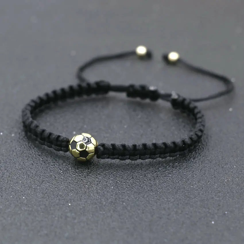 Minimalism Copper Gold Color Ball Charm Bracelet Black Thread Braid Bracelets For Women Men Girls Boy Kids Couples Jewelry Gift