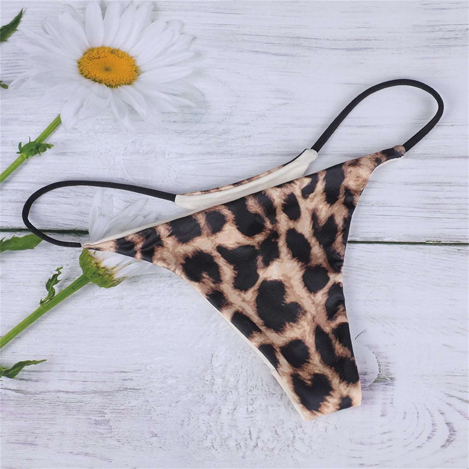 Leopard Zebra Print Women Panties Seamless Thongs Underwear G-String T-Back Low Waist Ladies Briefs Bikini Panties Tangas Mujer