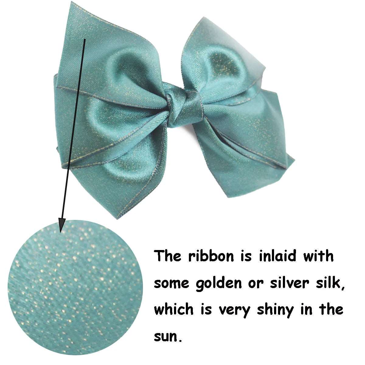 30 Pieces 4.5 Inch Hair Bows Clips Chiffon Ribbon Boutique Pigtail Hair Bow Alligator Clips For Girls Toddlers Kids