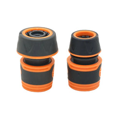 Garden Hose 1/2 3/4 Inch Quick Connector Waterstop Connectors 16mm 20mm Hose Car Wash Water Gun Adapter 1Pcs