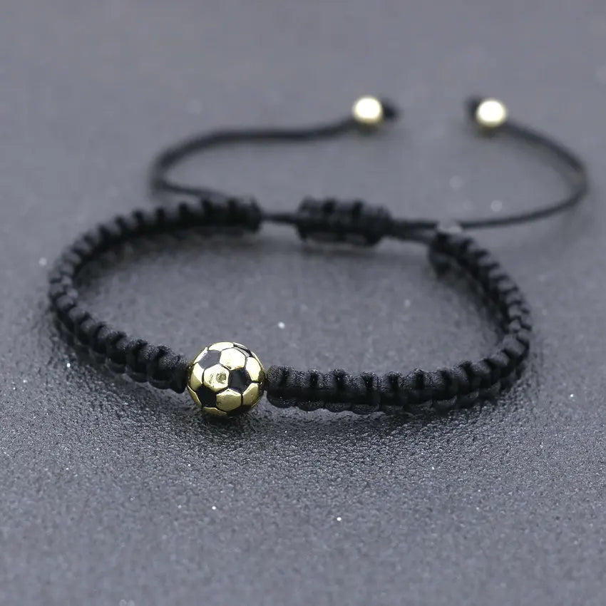 Minimalism Copper Gold Color Ball Charm Bracelet Black Thread Braid Bracelets For Women Men Girls Boy Kids Couples Jewelry Gift