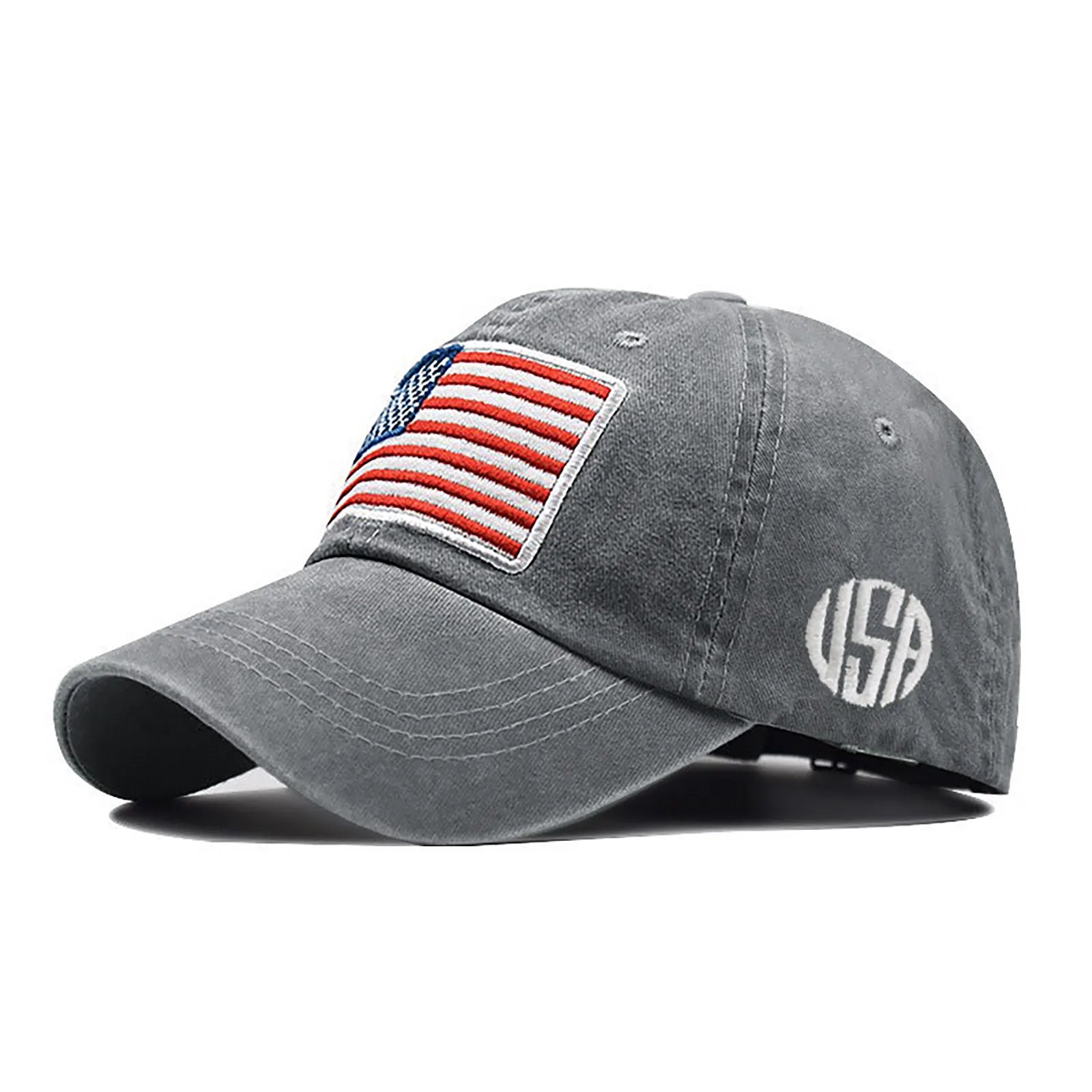 Men Cotton Baseball Cap Men Women Tactical Army Military Dad Hat USA American Flag US Unisex Hip Hop Hats Outdoor Sport Caps